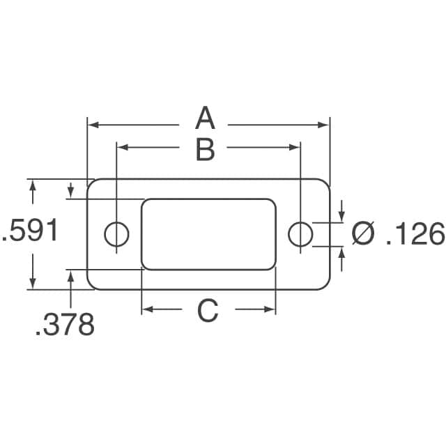 SF37 NorComp Inc.  D-Sub D-Shaped Connector Accessories